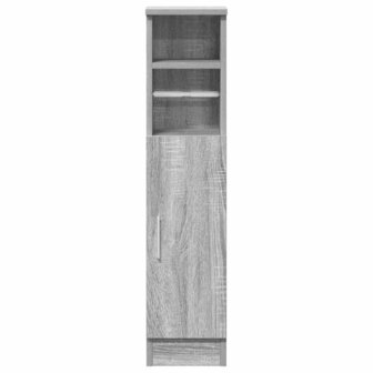 Badkamerkast met rolhouder 20,5x22x90 cm grijs sonoma eiken 4