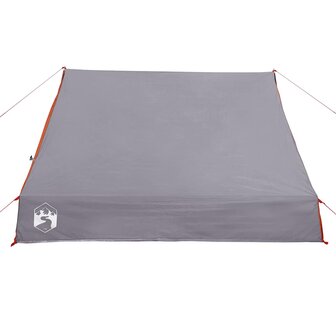 Tent A-frame 2-persoons waterdicht grijs en oranje 8