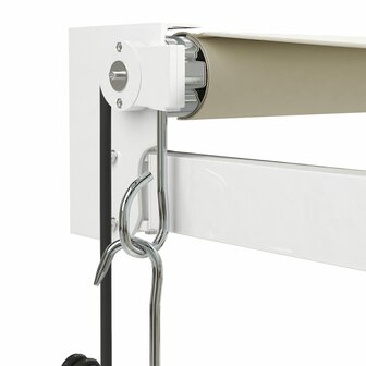 Luifel automatisch uitschuifbaar 5x3 m cr&egrave;mekleurig 7