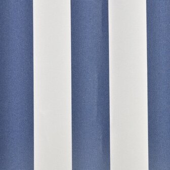 Luifeldoek 3x2,5 m canvas blauw en wit 3