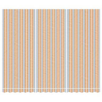 Vervangingsdoek voor luifel gestreept 4,5x3,5 m meerkleurig 3