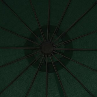 Zweefparasol met aluminium paal 3 m groen 8