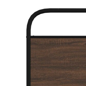 Bedframe zonder matras bewerkt hout bruin eikenkleur 90x190 cm 8