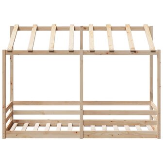 Kinderbed met bedhuis 90x190 cm massief grenenhout 4