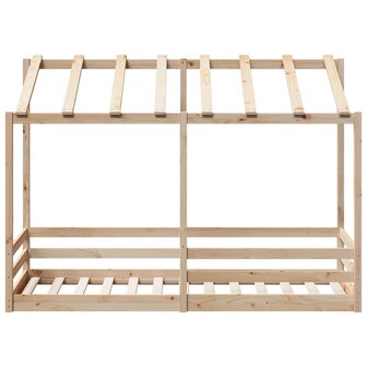 Kinderbed met bedhuis 75x190 cm massief grenenhout 4