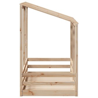 Kinderbed met bedhuis 80x160 cm massief grenenhout 5