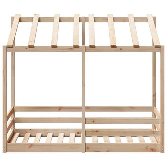 Kinderbed met bedhuis 70x140 cm massief grenenhout 4