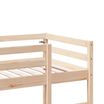 Hoogslaper zonder matras massief grenenhout 75x190 cm 8
