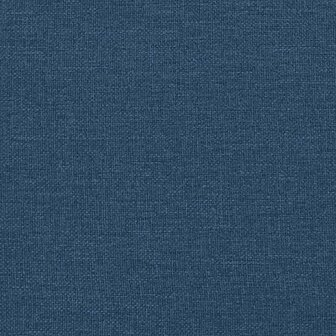 Bed met matras stof blauw 90x190 cm 8