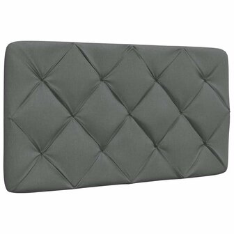 Bed met matras stof donkergrijs 90x190 cm 9