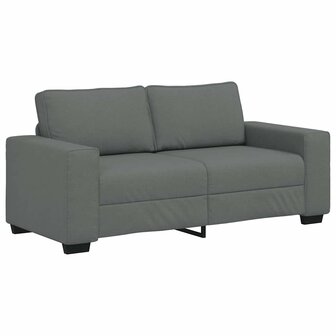 2-zitsbank 140 cm stof donkergrijs 2