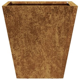 Plantenbak 30x30x30 cm weervast staal 5