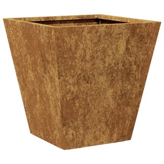 Plantenbak 30x30x30 cm weervast staal 7