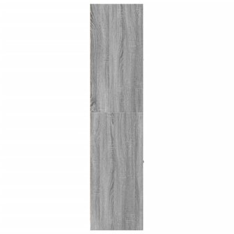 Apothekerskast 40x41x174,5 cm bewerkt hout grijs sonoma eiken 6