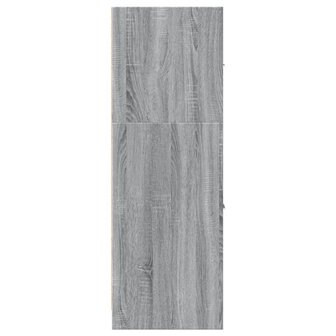 Apothekerskast 40x41x118 cm bewerkt hout grijs sonoma eiken 6