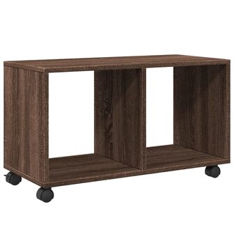 Rolkast 72x33x42,5 cm bewerkt hout bruin eikenkleurig 7