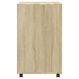 Rolkast 60x48x81 cm bewerkt hout sonoma eikenkleurig 5