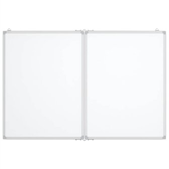 Whiteboard magnetisch inklapbaar 120x100x1,7 cm aluminium 3