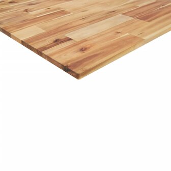 Bureaublad met olieafwerking 80x70x2 cm massief acaciahout 7