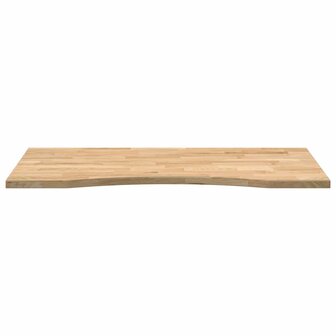 Bureaublad rechthoekig 100x50x2,5 cm onbehandeld eikenhout 5