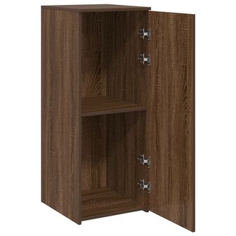 Opbergkast 40x45x103,5 cm bewerkt hout bruin eikenkleurig 4