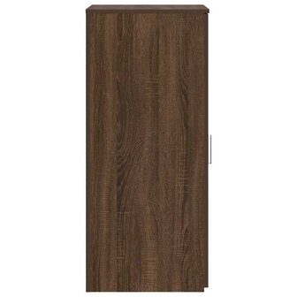 Opbergkast 40x45x103,5 cm bewerkt hout bruin eikenkleurig 6