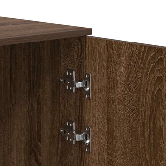 Opbergkast 40x45x103,5 cm bewerkt hout bruin eikenkleurig 9