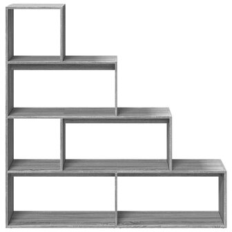 Kamerscherm / boekenkast 143,5x29x143,5 cm hout grijs sonoma 5