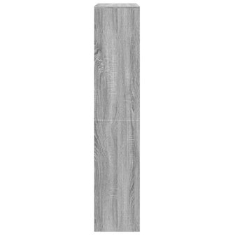 Kamerscherm / boekenkast 143,5x29x143,5 cm hout grijs sonoma 6