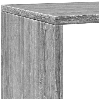 Kamerscherm / boekenkast 143,5x29x143,5 cm hout grijs sonoma 9