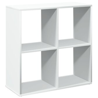 Kamerscherm / boekenkast 69,5x29x69,5 cm bewerkt hout wit 7