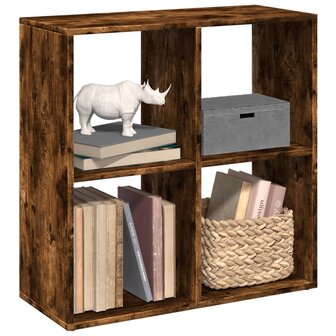 Kamerscherm / boekenkast 69,5x29x69,5 cm hout gerookt eiken 1