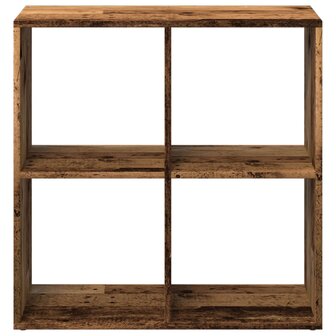 Kamerscherm / boekenkast 69,5x29x69,5 cm hout oud houtkleur 5