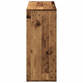 Kamerscherm / boekenkast 69,5x29x69,5 cm hout oud houtkleur 6