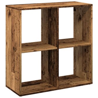 Kamerscherm / boekenkast 69,5x29x69,5 cm hout oud houtkleur 7