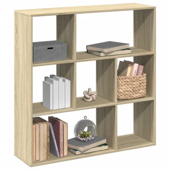 Kamerscherm / boekenkast 102x29x103,5 cm hout sonoma eikenkleur 1