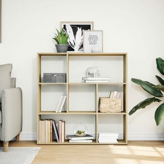 Kamerscherm / boekenkast 102x29x103,5 cm hout sonoma eikenkleur 3