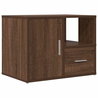Hoekkast 160x40x45 cm bewerkt hout bruin eikenkleurig 6