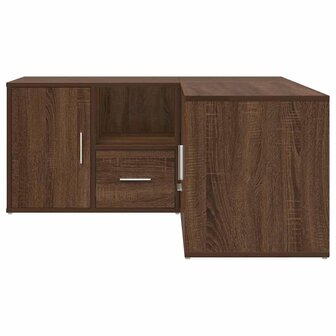 Hoekkast 160x40x45 cm bewerkt hout bruin eikenkleurig 9