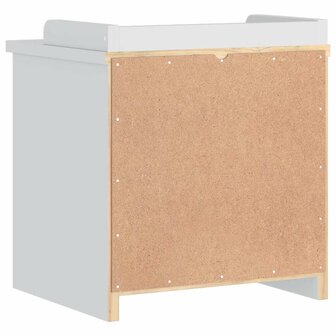 Gangbankje SANDNES wit 45x40x50 cm massief grenenhout 7