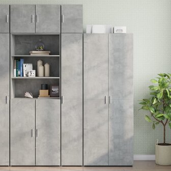 Wandkast 30x42,5x40 cm bewerkt hout betongrijs 3