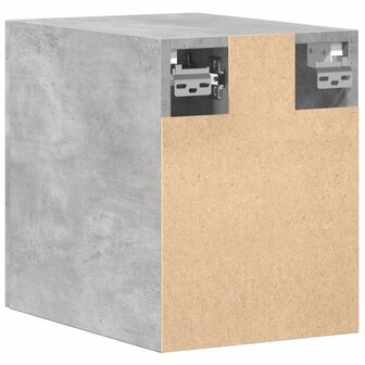 Wandkast 30x42,5x40 cm bewerkt hout betongrijs 6
