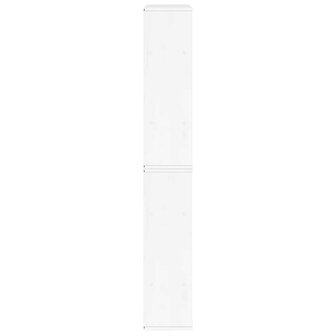 Bijzetkasten 4 st &quot;ODDA&quot; 40x24x79 cm massief grenenhout wit 7