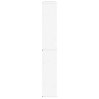 Bijzetkasten 5 st 40x24x79 cm massief grenenhout wit 7