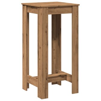 Bartafel 51x50x103,5 cm bewerkt hout artisanaal eikenkleurig 2