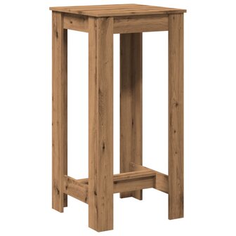 Bartafel 51x50x103,5 cm bewerkt hout artisanaal eikenkleurig 6