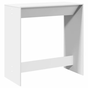 Bartafel 102x50x103,5 cm bewerkt hout wit 2