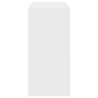 Bartafel 102x50x103,5 cm bewerkt hout wit 5