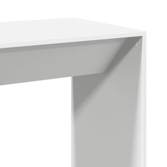 Bartafel 102x50x103,5 cm bewerkt hout wit 7