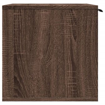 Kattenbakkast 60x40x40 cm bewerkt hout bruin eikenkleurig 6